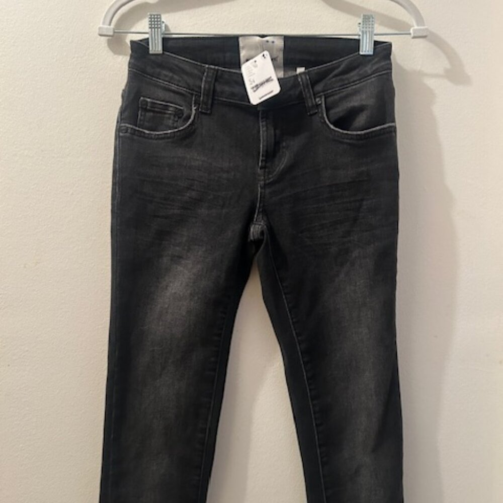 One Teaspoon Free People Freebirds Ii Low Waist Stretch Skinny Black Jeans NWT